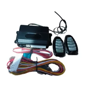 KIT CHIUSURA CENTRALIZZATA UNIVERSALE CON 2 TELECOMANDI E CENTRALINA – ADATTABILE AIXAM 8AA102 / 8AG102 / 8AY124 – LIGIER 1409747 1416580